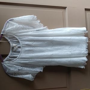 Debbie Morgan lace top SZ S NWT
